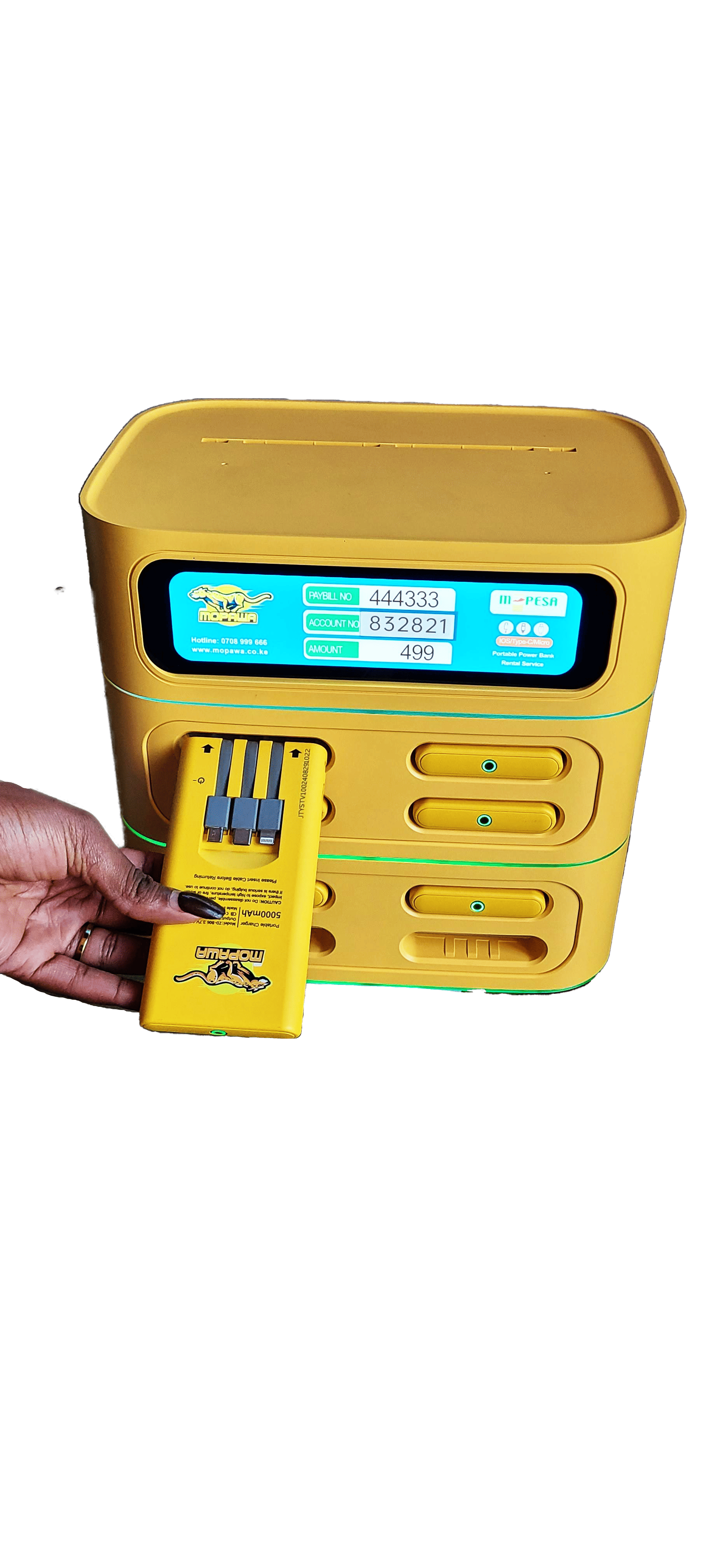 Commercial phone charging station